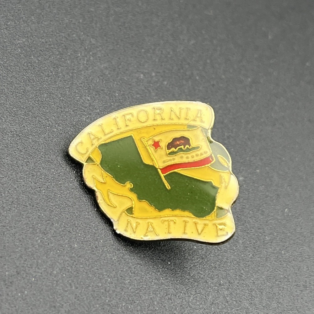 State Of California Native USA Lapel Hat Pin